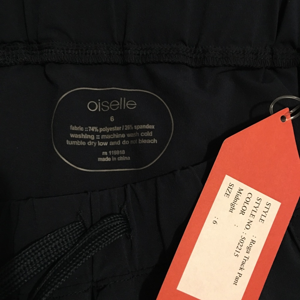 Oiselle Yale Roga Track Pants - Size 6